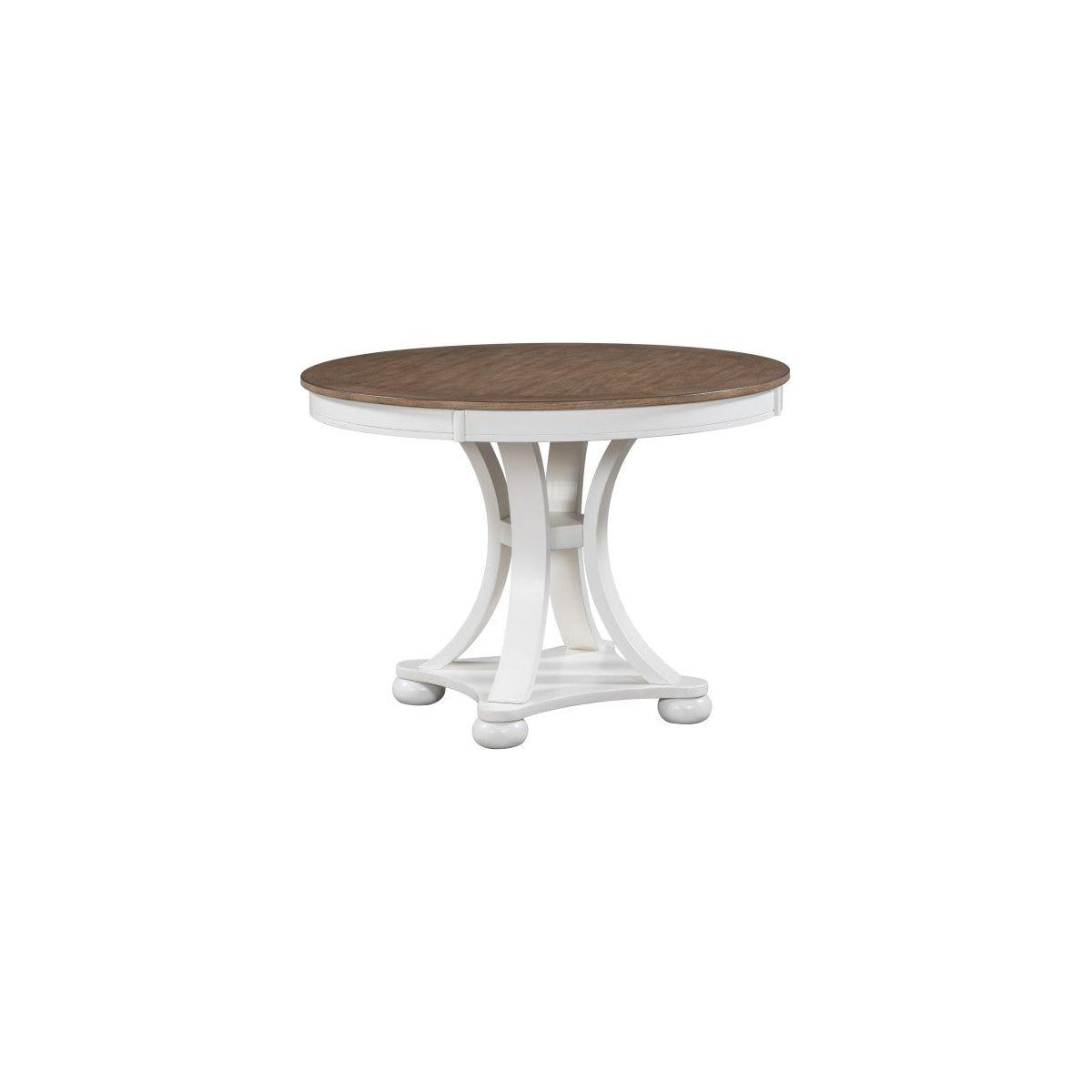 Leonidas Dining Table - Natural Oak/Antique White