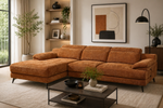 Lumo Sectional - Burnt Orange