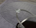 Athena 3-Piece Coffee Table Set - Black/Silver
