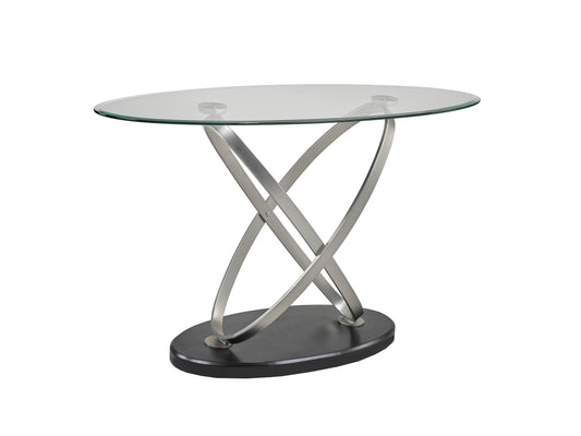 Andrew Sofa Table Series, Black/Silver