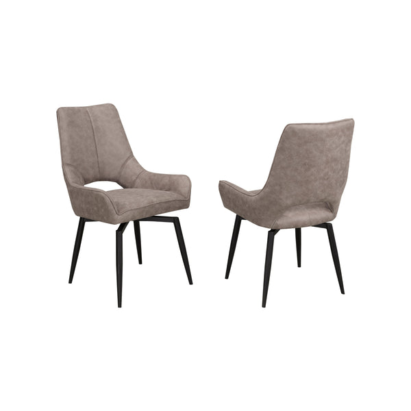 Nathaniel Dining Chair - Brown (Set of 2)