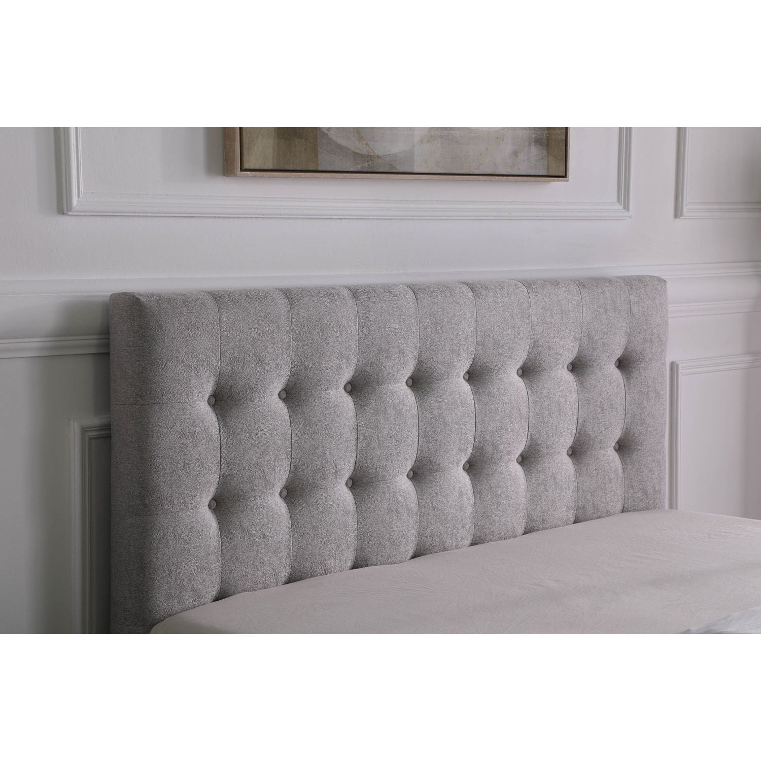 Elisae Storage Bed - Queen Grey