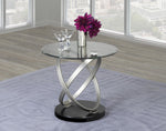 Athena 3-Piece Coffee Table Set - Black/Silver