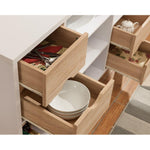 Liliana Buffet/Server Bar Cabinet - White