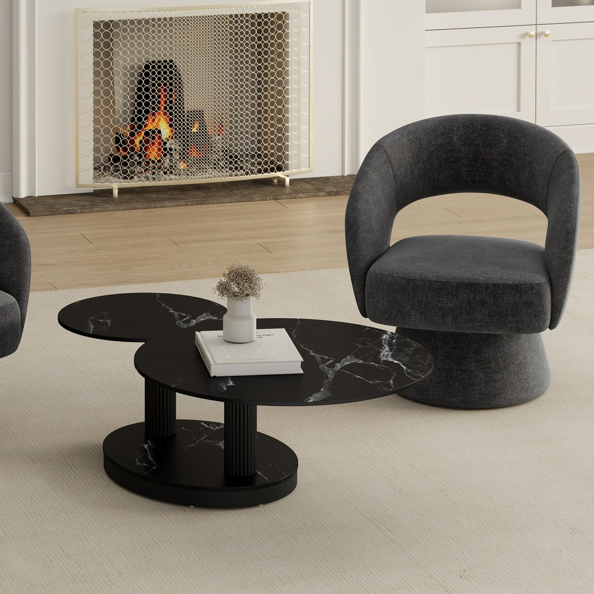 Elara Coffee Table, Black