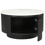 Fenwick Round Coffee Table w/Storage