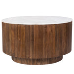 Fenwick Round Coffee Table w/Storage