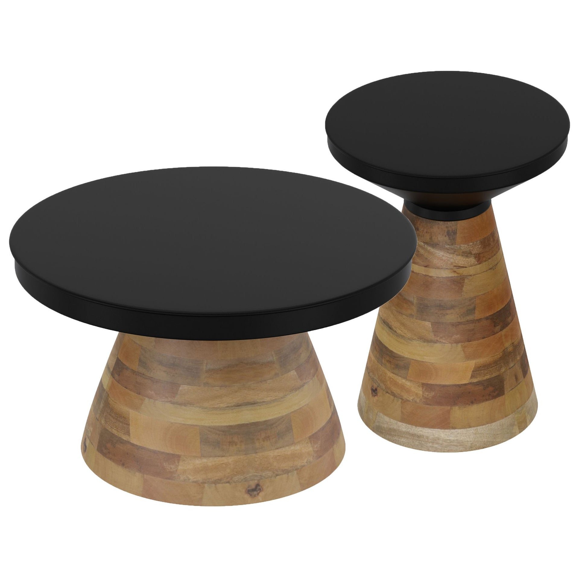 Boden 2Pc Coffee Table Set , Black