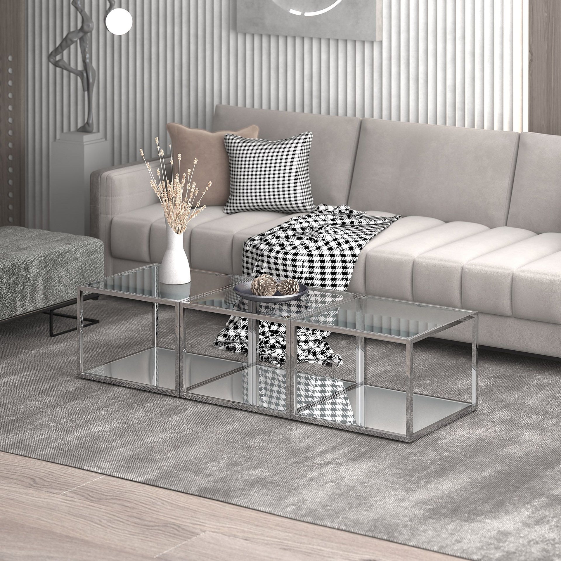 Casini 3Pc Coffee Table Set
