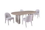 Delphine 5-Piece Dining Set - Beige