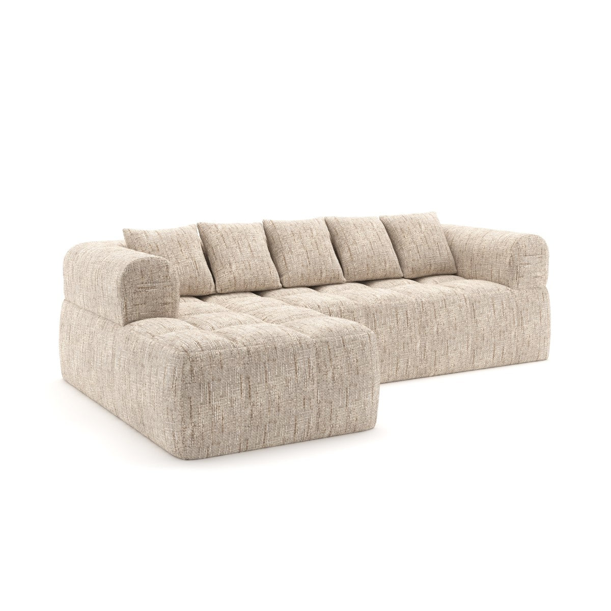 Luna Sectional Sofa - Taupe