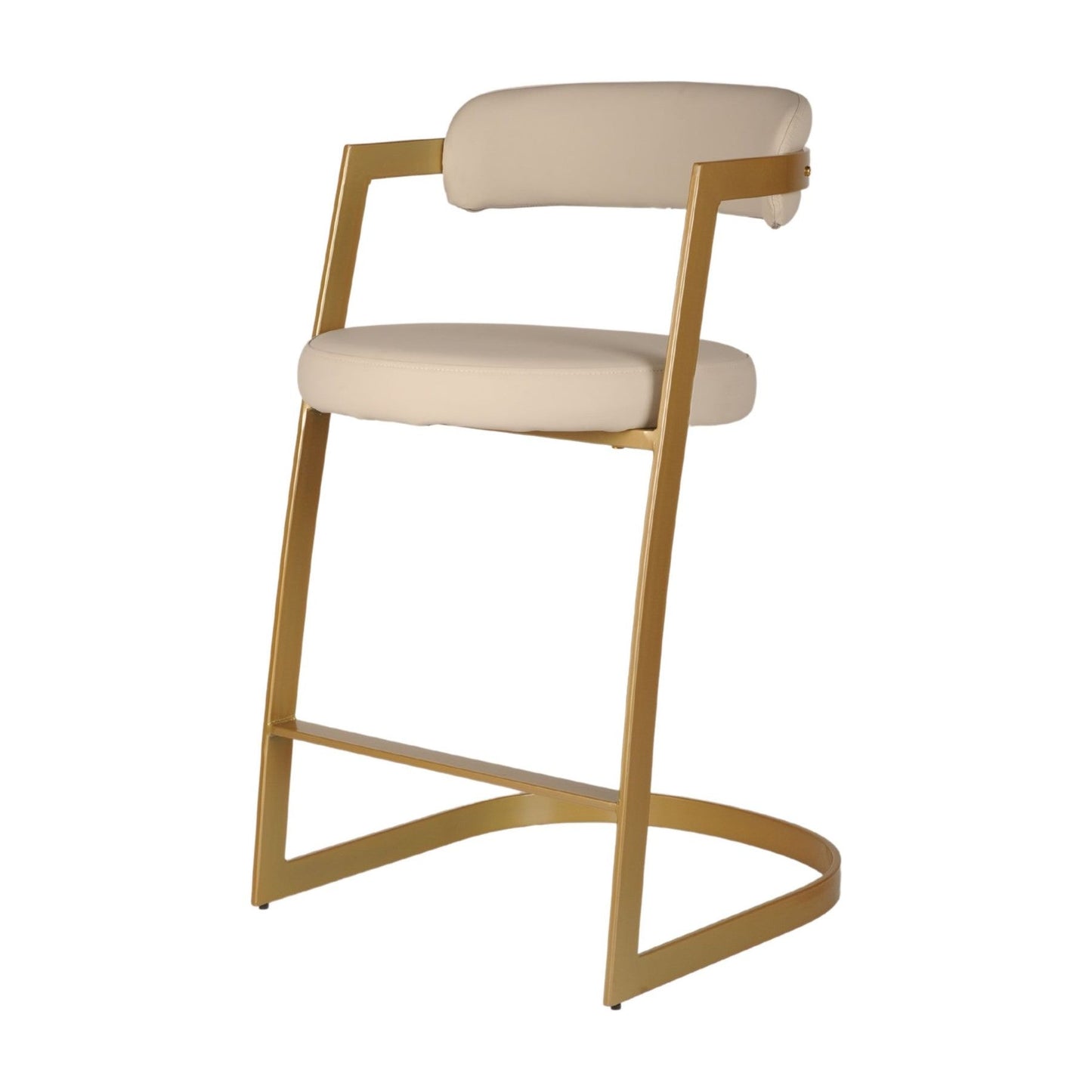 Thiago Counter Stool - Set Of 2, Gold