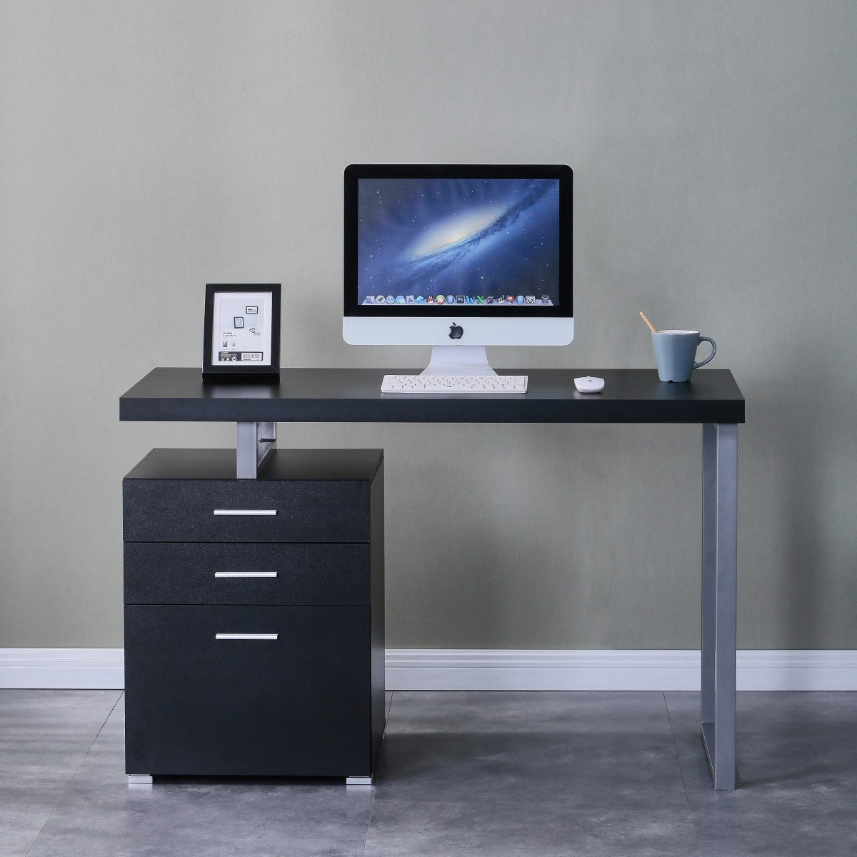 Carmen Office Desk - Black