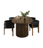 Vienna Walnut 5-Piece Dining Set