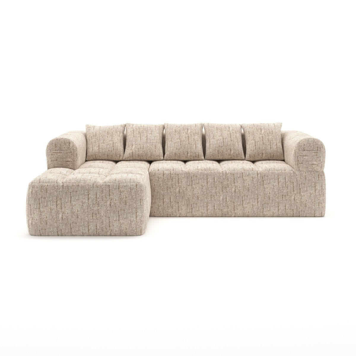 Luna Sectional Sofa - Taupe