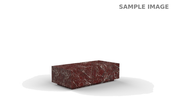 Kellan Coffee Table - Burgundy