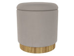 Sienna Storage Ottoman - Grey