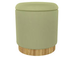 Sienna Storage Ottoman - Grey