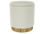 Sienna Storage Ottoman - Grey