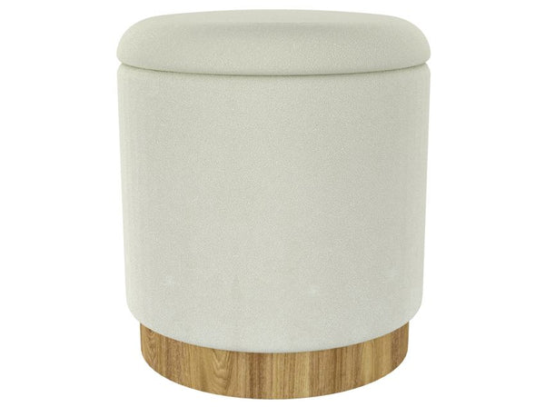 Sienna Storage Ottoman - Grey