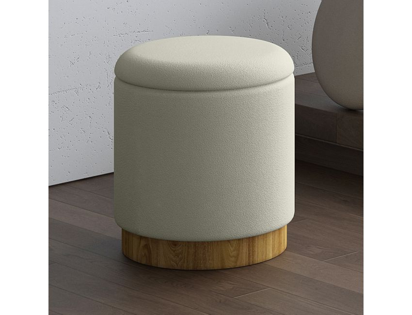 Sienna Round Storage Ottoman