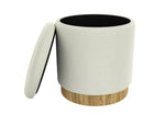 Sienna Storage Ottoman - Grey
