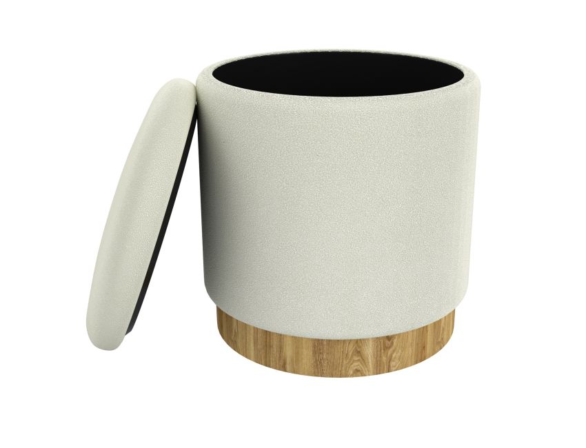 Sienna Round Storage Ottoman