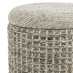Lior Round Storage Ottoman