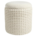 Lior Round Storage Ottoman