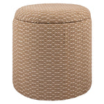Merritt Round Ottoman - Camel