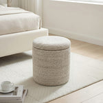Mirren Round Storage Ottoman