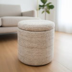Mirren Round Storage Ottoman