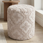 Noor Round Storage Ottoman