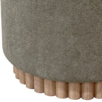 Onyx Round Storage Ottoman