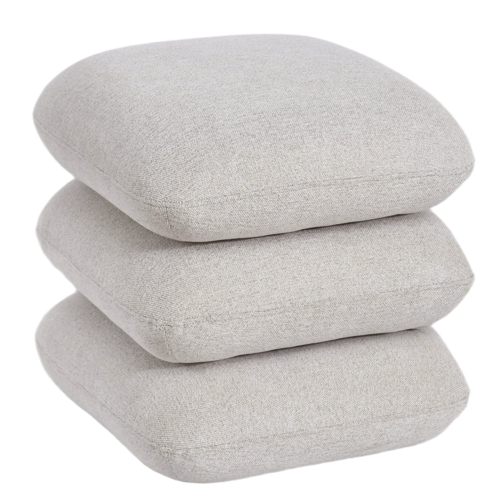 Quill Square Ottoman - Beige