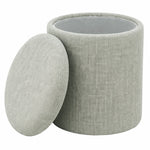 Rune Round Storage Ottoman