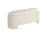 Bianca Upholstered Ottoman - Beige