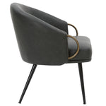 Zita Accent Chair - Charcoal