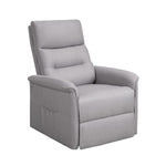 Astra Fabric Recliner - Grey
