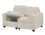 Lotus Modular Sectional Sofa - Brown