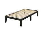 Addicus Upholstered Platform Bed - Black