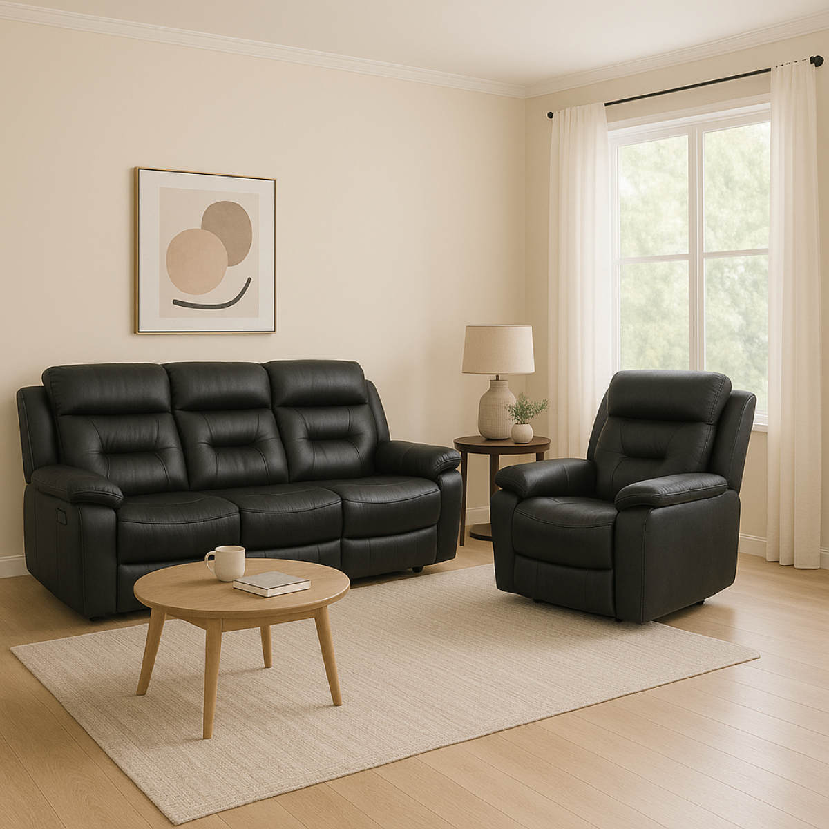 Torrance Top-Grain Leather Power Reclining Sofa Series