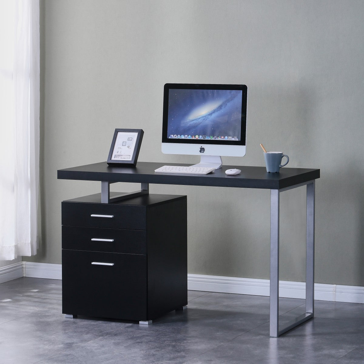 Carmen Office Desk - Black