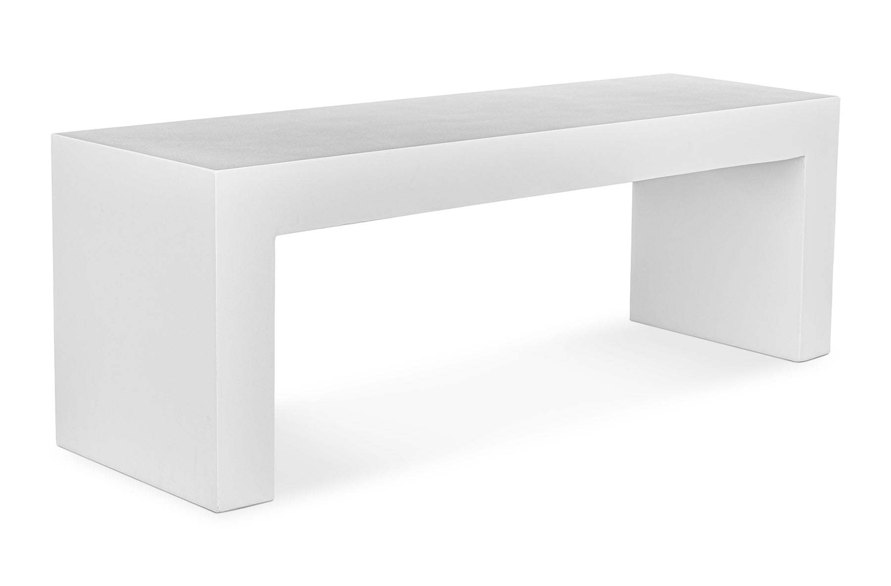 Lazarus Outdoor Bench - White