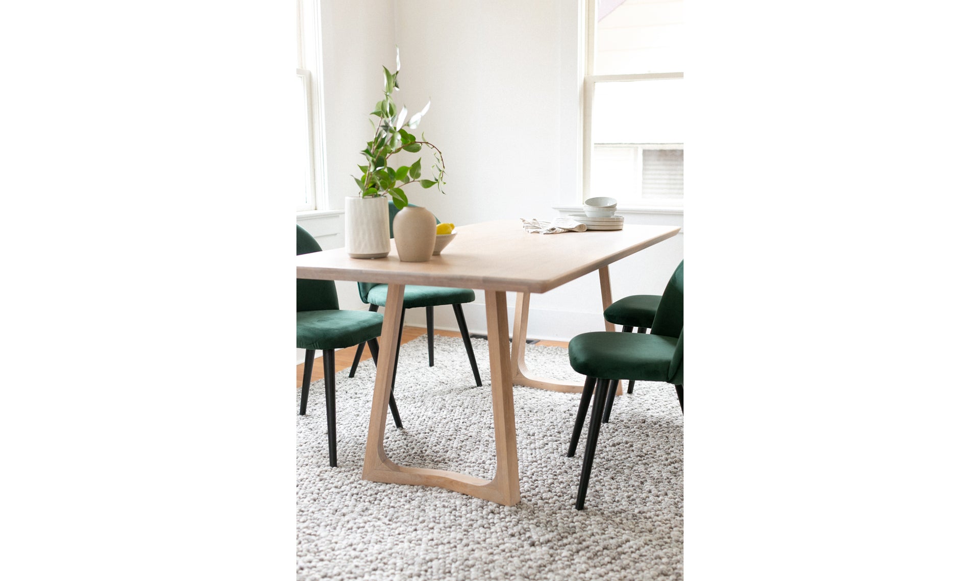 Silas Dining Table - White Oak