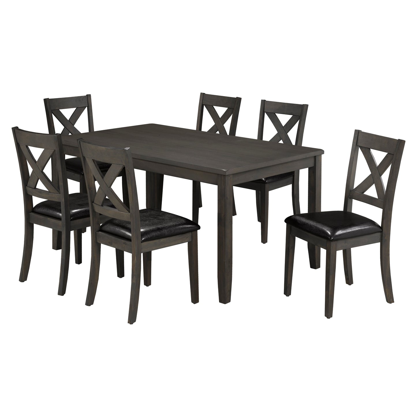 Eastwood 7-Piece Dining Set - Grey