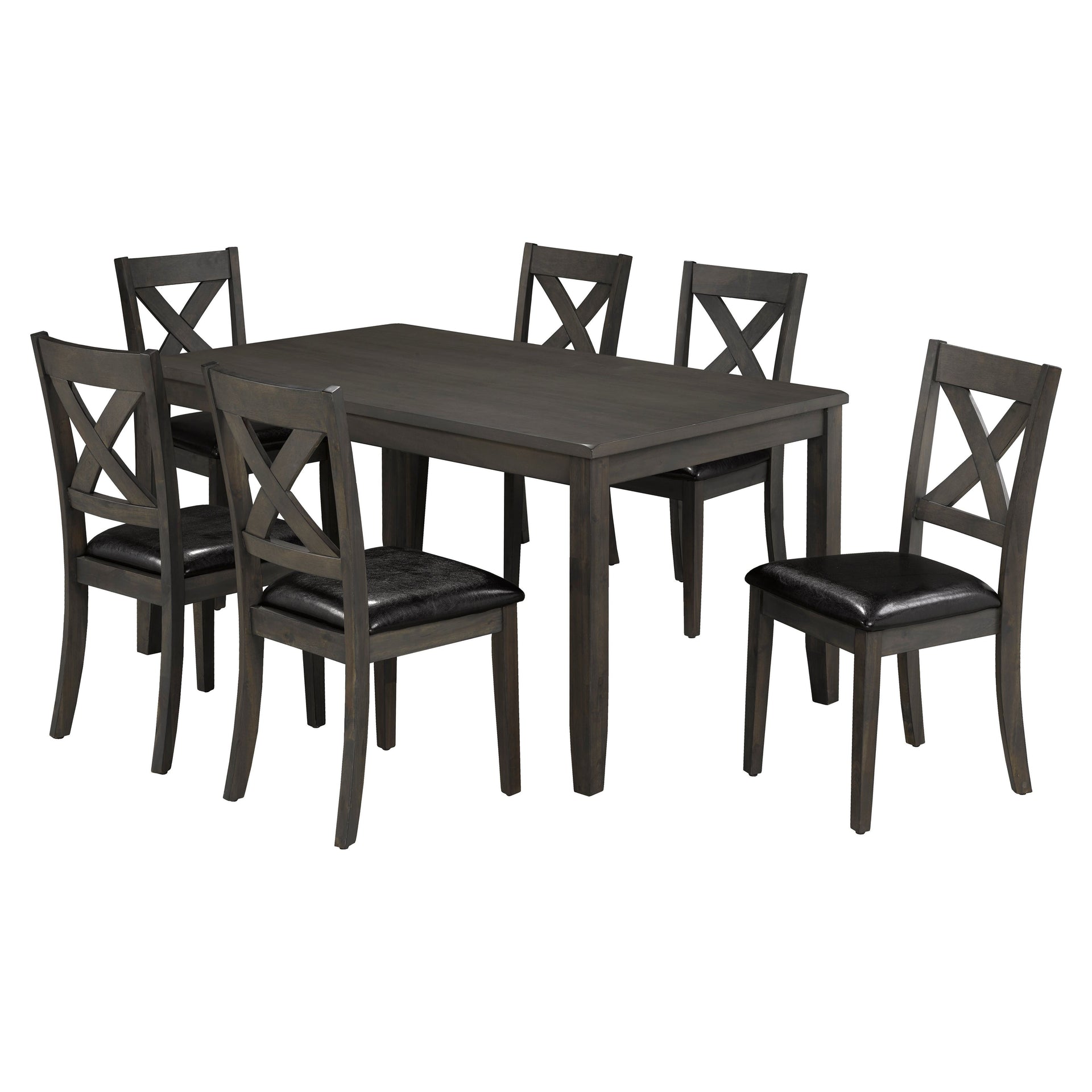 Eastwood 7-Piece Dining Set - Grey