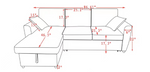 Milo Reversible Sectional Sofa