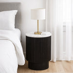 Fenwick Round Accent Table w/Storage