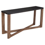 Garnet Console Table, 58" - Mocha/Walnut